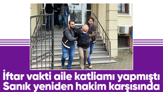 Kardeşi, yengesi ve yeğenini öldürmüştü, yeniden hakim karşısında