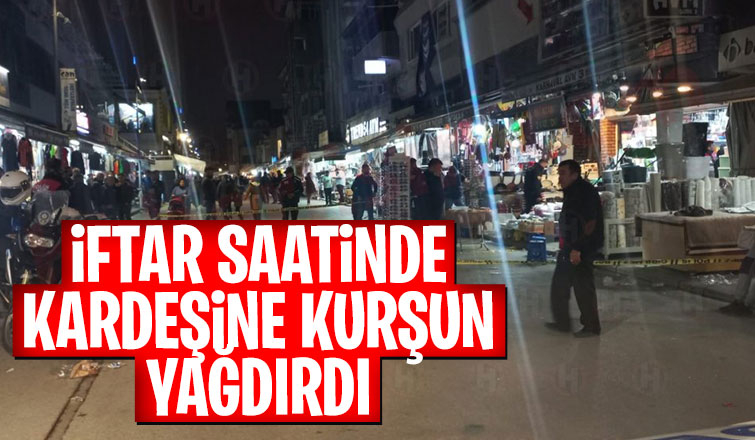 Kardeşini vurdu
