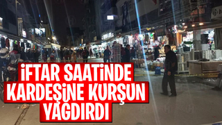 Kardeşini vurdu