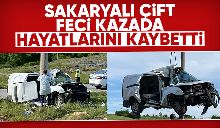 Karı koca feci kazada hayatlarını kaybetti