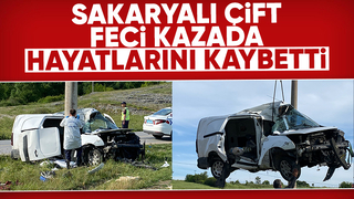 Karı koca feci kazada hayatlarını kaybetti