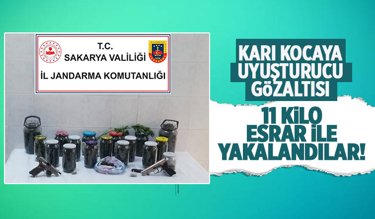 Karı kocaya uyuşturucu gözaltısı