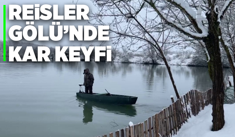 Karın keyfini balık tutup mangal yaparak çıkardılar