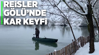 Karın keyfini balık tutup mangal yaparak çıkardılar