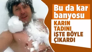 karın keyfini çocuklar gibi eğlenerek çıkardı