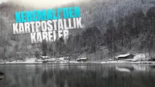 Karla buluşan doğadan kartpostallık manzaralar