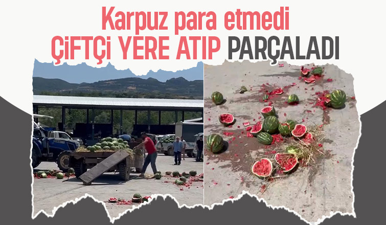 Karpuz para etmedi üretici isyan etti