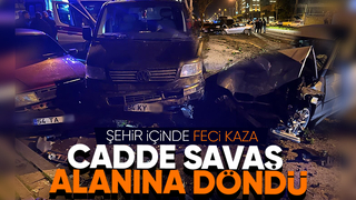 Karşı yöne geçip dehşet saçtı