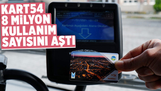 Kart 54 8 milyon kullanımı aştı