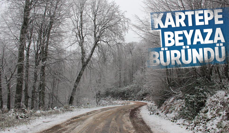 Kartepe beyaza büründü