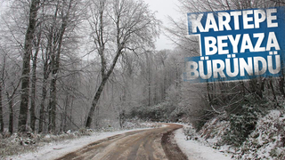 Kartepe beyaza büründü