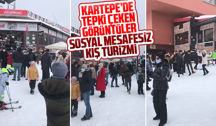 Kartepe'de Covid-19 kuralları hiçe sayıldı