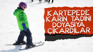 Kartepe'de kayak keyfi
