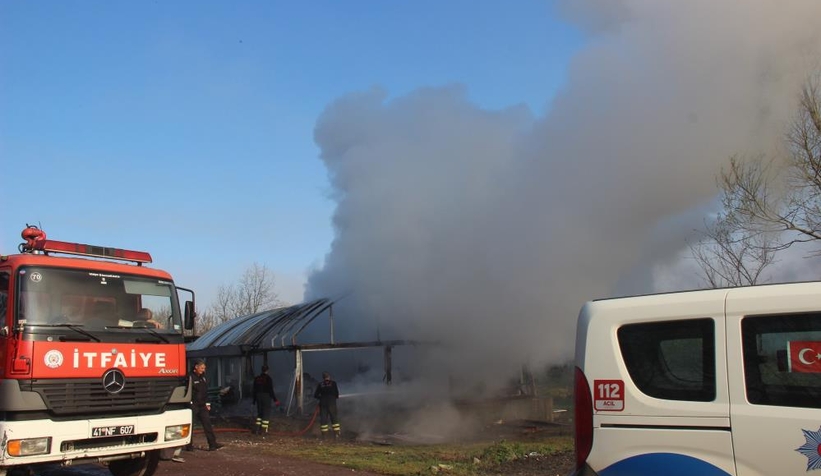 Kartepe'de sera yandı