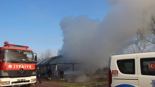 Kartepe'de sera yandı