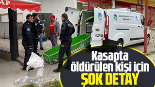 Kasapta öldürülen kişi için şok detay