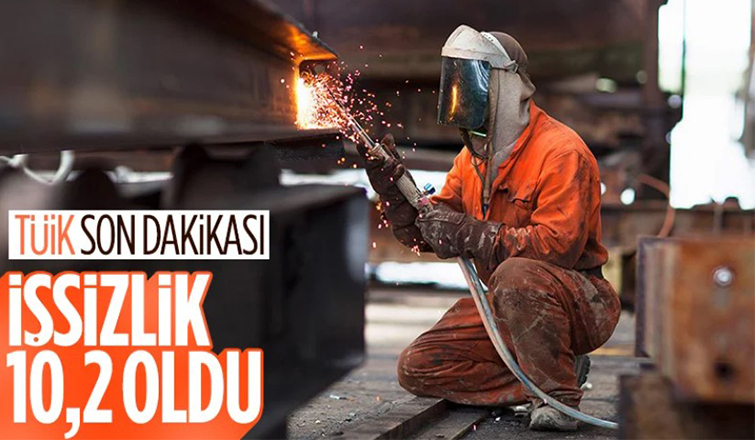 Kasım ayı işsizlik oranı yüzde 10,2 oldu