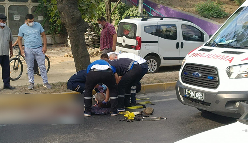 Kaskı takmadı, canından oldu