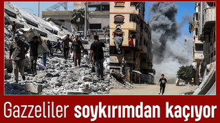 Katil İsrail kara harekatı başlattı. Gazzeliler soykırımdan kaçıyor