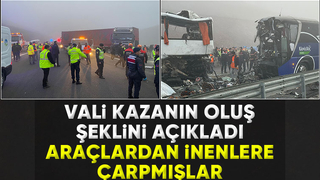 Katliam gibi kazanın oluş şeklini açıkladı