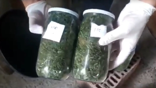 Kavanozlardan turşu değil uyuşturucu çıktı