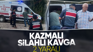 Kavgada kan aktı biri silahla, diğeri kazmayla yaralandı