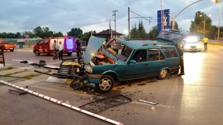 Kavşağı savaş alanına çevirdi