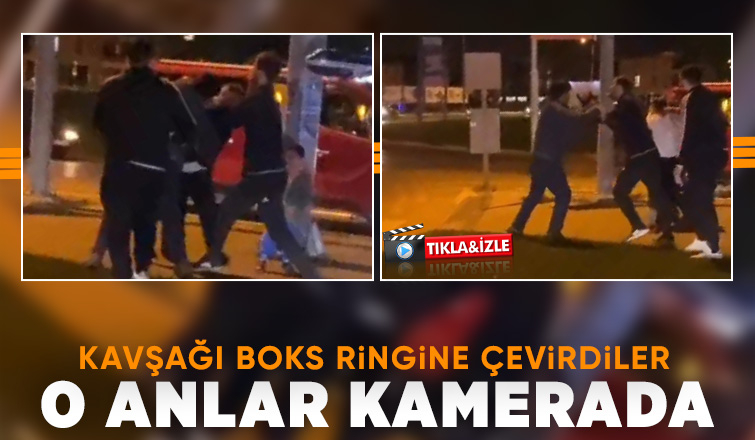 Kavşak boks ringine döndü