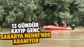 Kayıp genç Sakarya Nehri'nde aranıyor