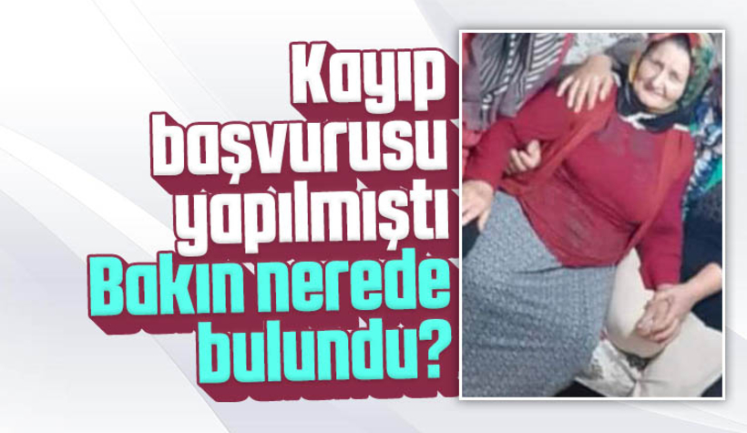 Kayıp kadın evine döndü!