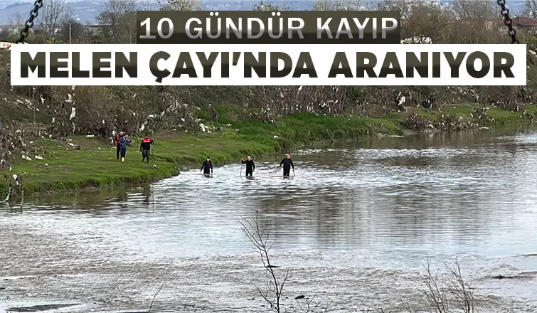 Kayıp şahıs Melen Çayı'nda aranıyor