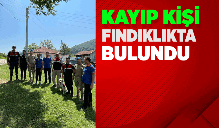 Kayıp şahsı komando ve AFAD ekipleri buldu