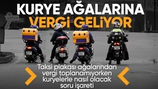 Kayıt dışı çalışan moto kuryelerden vergi alınacak