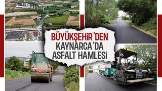 Kaynarca'da asfal çalışması