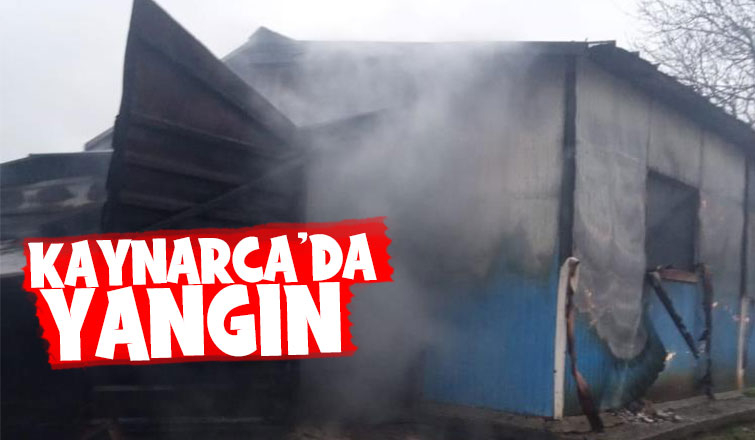 Kaynarca'da yangın