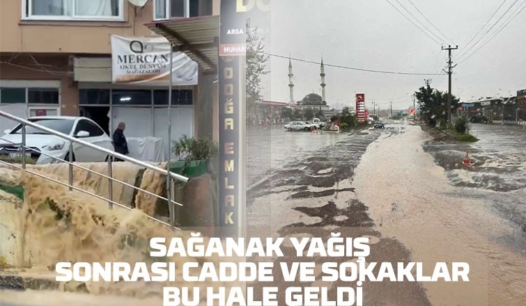 Kaynarca'da yollar göle döndü