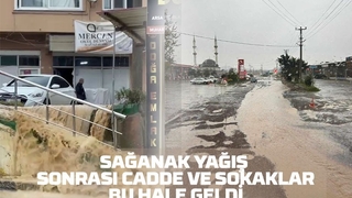 Kaynarca'da yollar göle döndü