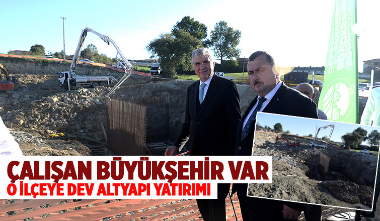 Kaynarca'ya 40 kilometre kanalizasyon hattı