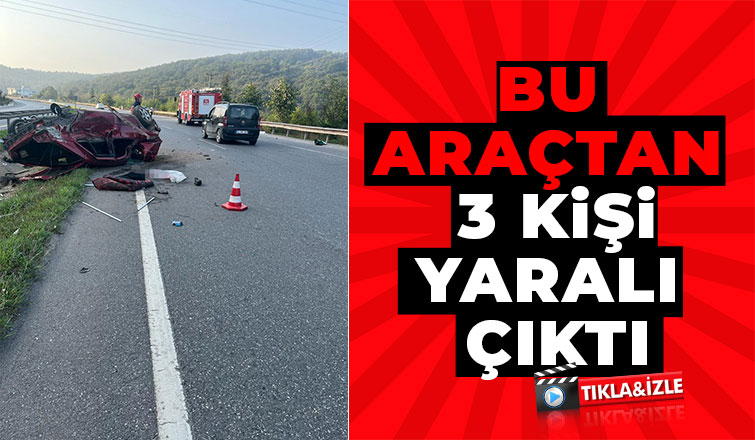Kaynarca yolunda feci kaza: 3 yaralı