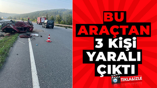 Kaynarca yolunda feci kaza: 3 yaralı