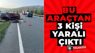 Kaynarca yolunda feci kaza: 3 yaralı