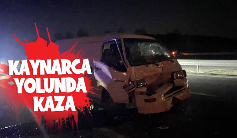 Kaynarca yolunda kaza: 1 yaralı