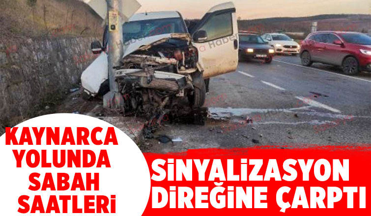 Kaynarca yolunda kaza: 1 yaralı