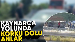 Kaynarca yolunda kaza