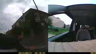 Kaza anı böyle görüntülendi