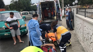 Kaza anı görüntülendi