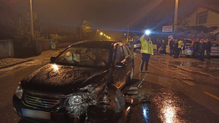 Kaza anı kamerada, kafa kafaya böyle çarpıştılar