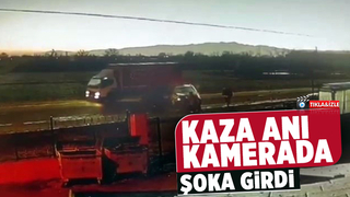 Kaza anı kamerada