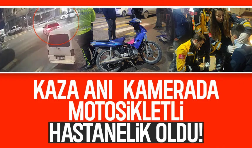 Kaza anı kamerada