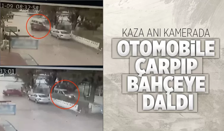 Kaza anı kamerada